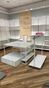 Retail Display Table With Plinth & Hanger Display Stand