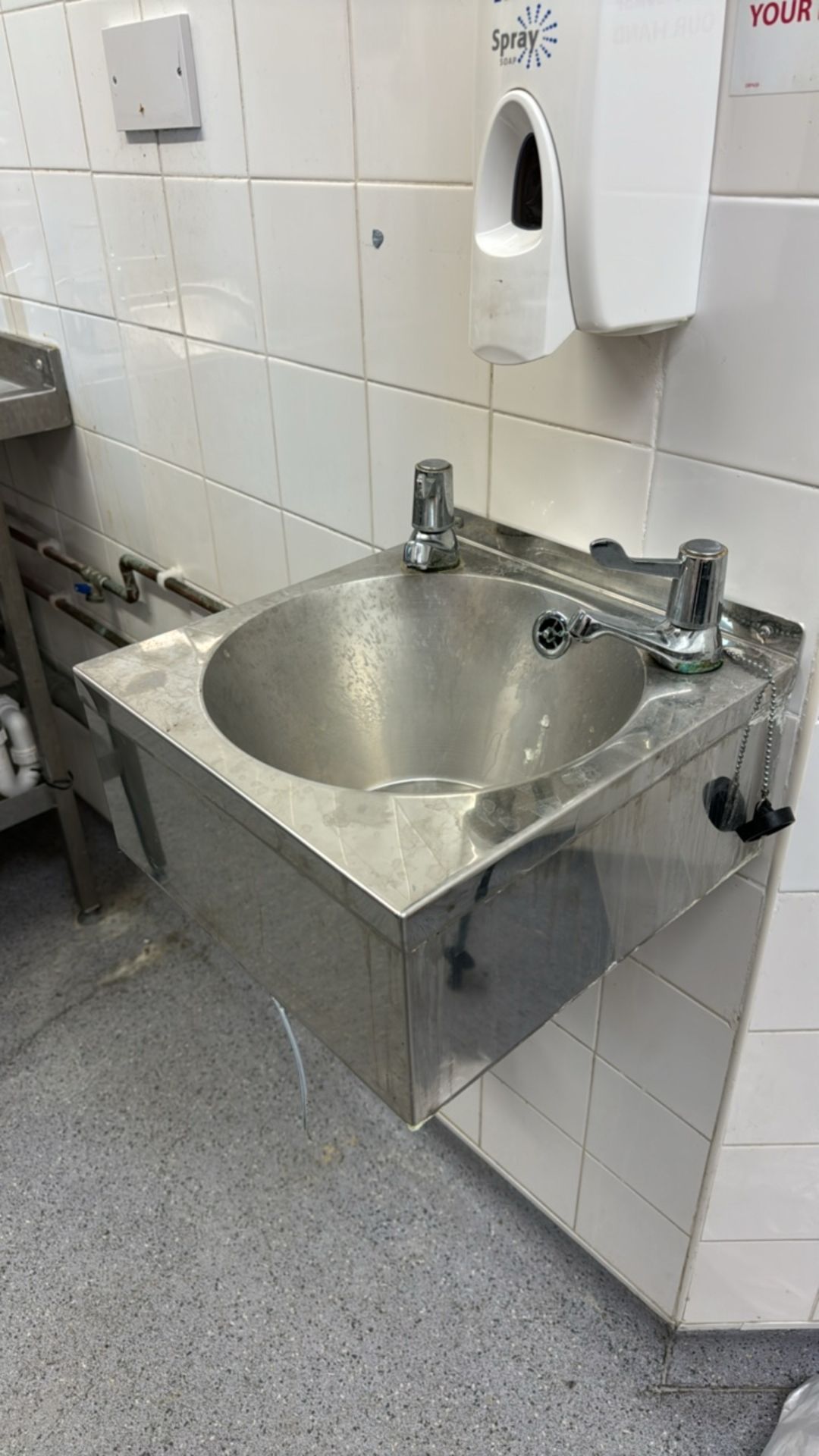 Stainless Steel Wall Sink - Image 2 of 3