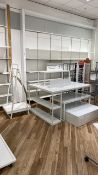 Wood & Metal Retail Display Tables & Apex Stand