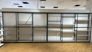 Metal Wall Shelving Units & Wooden Display Shelves