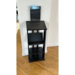 Black Display Shelf x2