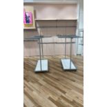 2x Hanger Retail Display Stands