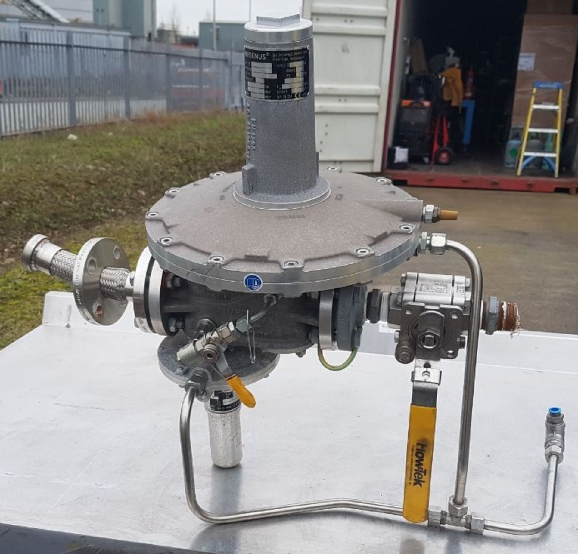 1 x Medenus high capacity precision governor pressure regulator ( natural gas, air, nitrogen ) - Image 6 of 6