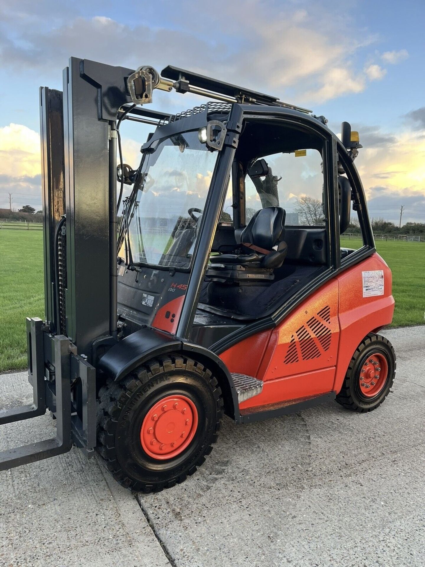 LINDE H45 Diesel Forklift Truck Triple Mast