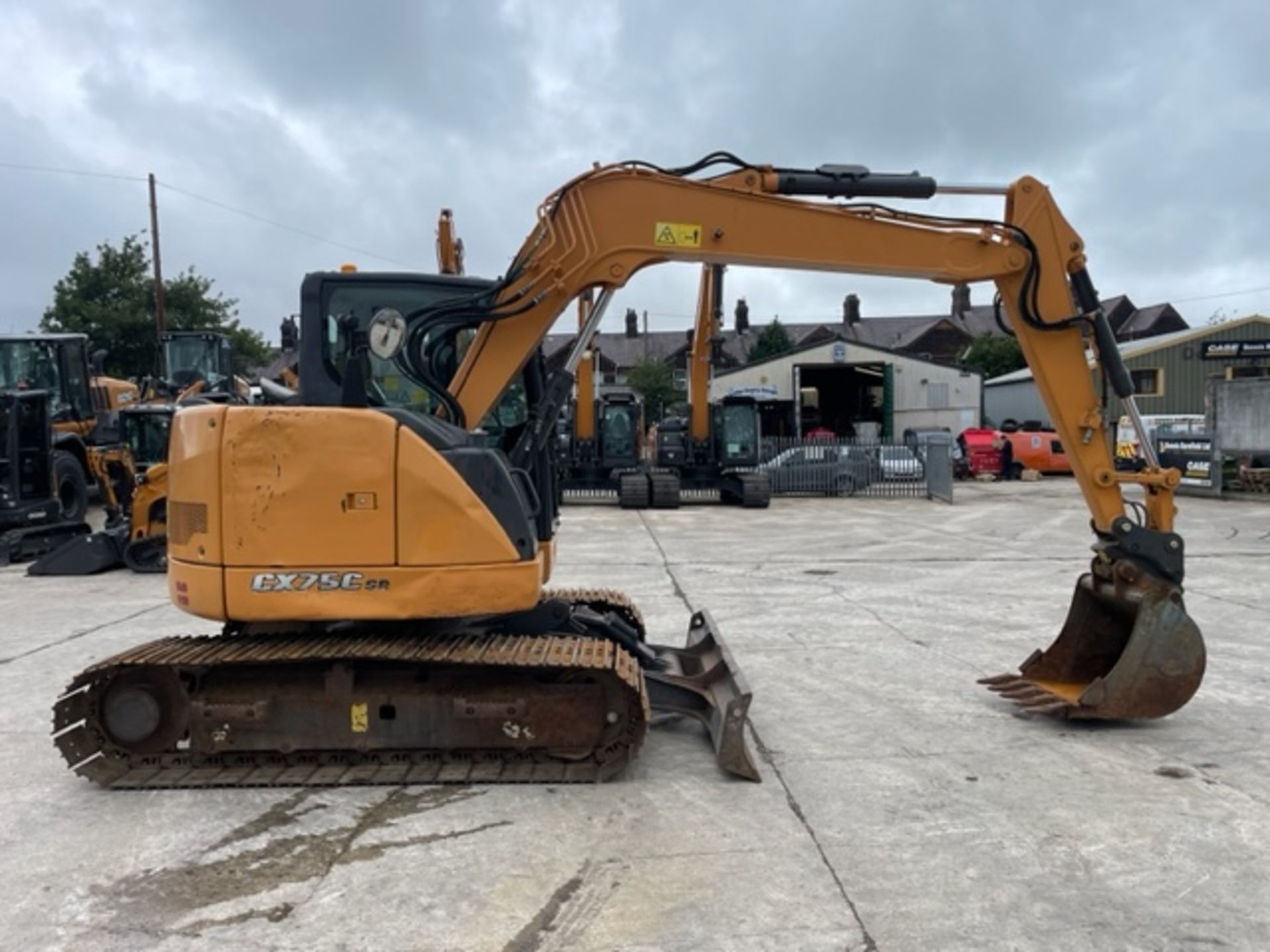 2014 CASE CX75C MIDI EXCAVATOR - Image 9 of 15