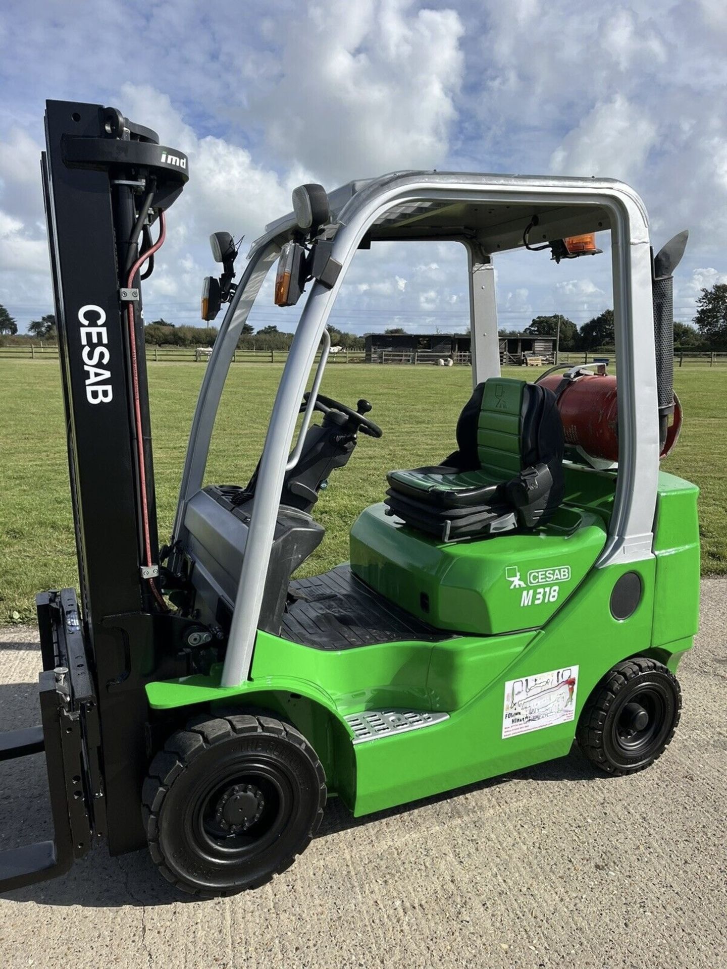 2015, CESAB / TOYOTA 1.8 Tonne (Container Spec) Gas Forklift - (LPG)