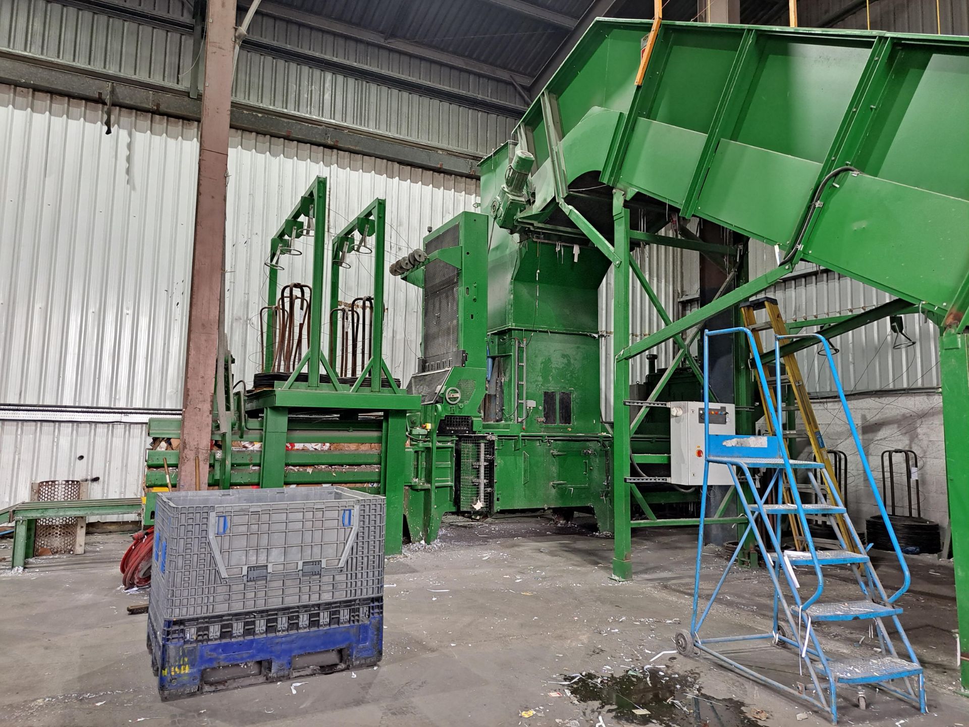 BOA IMPRESS S60 Baling Press with Swan Neck Conveyor and Safetec Safety System