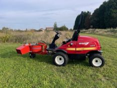 2018, SHIBAURA CM374 OUTFRONT MOWER WITH DECK & BLOWER