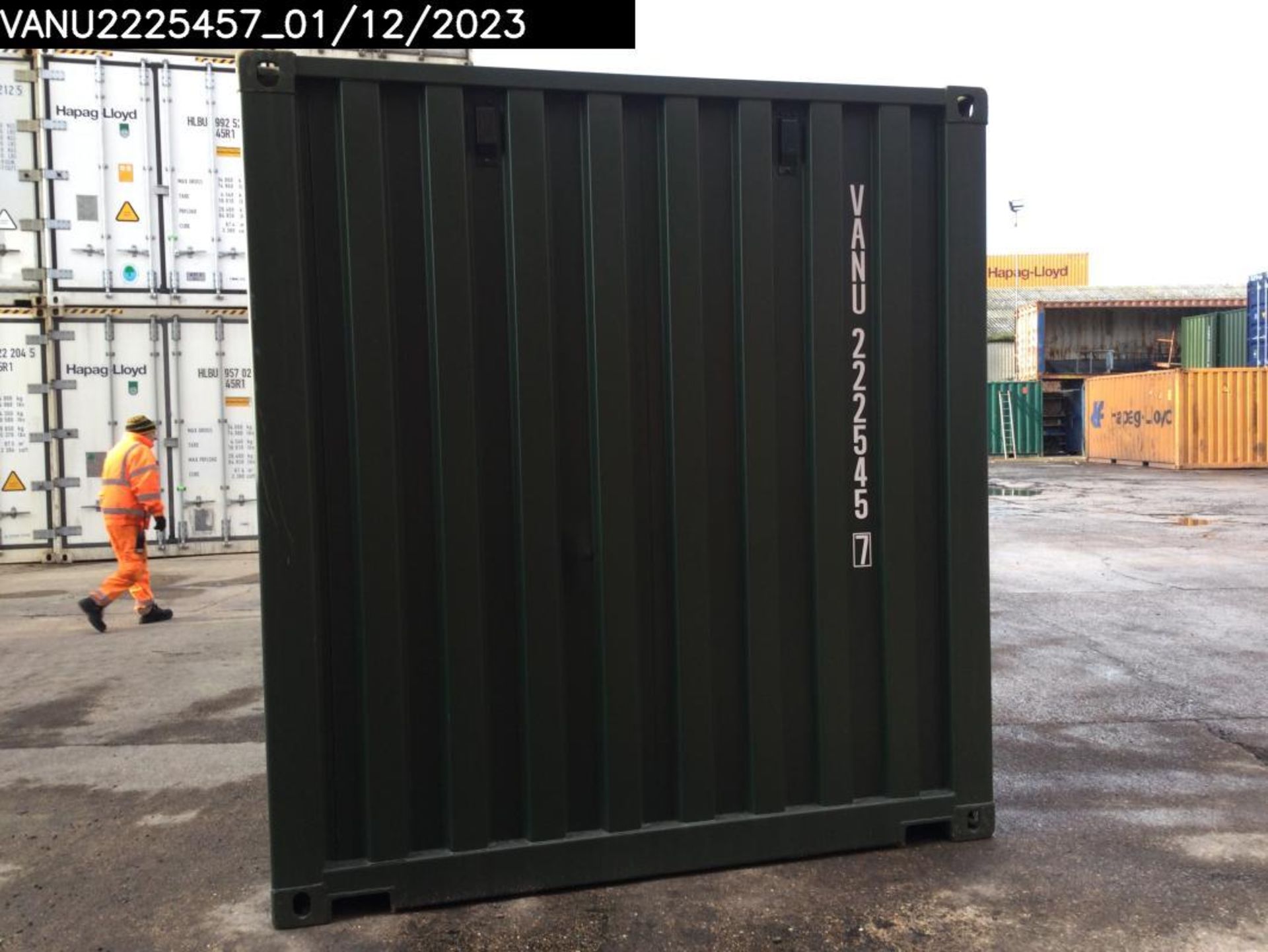 One Trip 20ft Shipping Container - Unit Number – VANU2225457 - Bild 9 aus 10