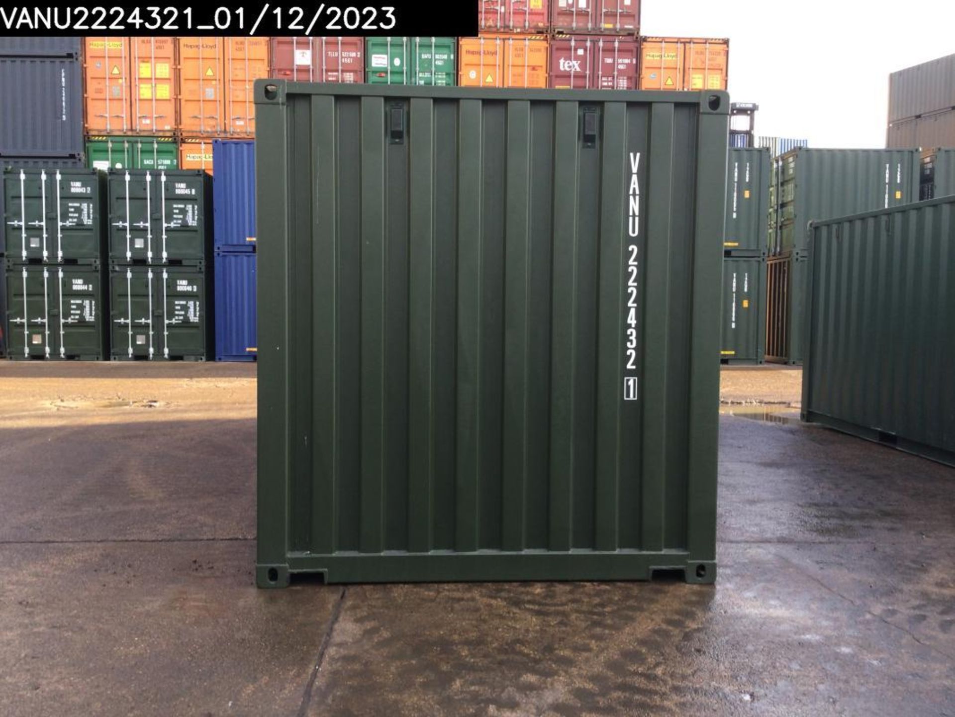 One Trip 20ft Shipping Container - Unit Number – VANU2224321 - Bild 4 aus 7