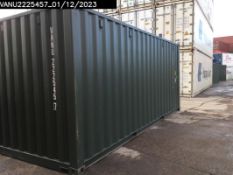 One Trip 20ft Shipping Container - Unit Number – VANU2225457