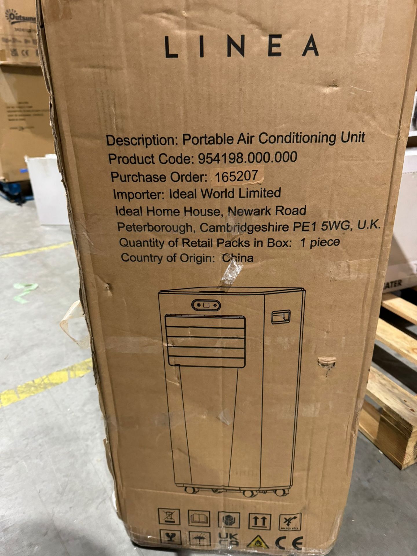 1 x LINEA Portable Air Conditioning Unit - 954198.000.000 with Window Kit - NO RESERVE - Image 6 of 8