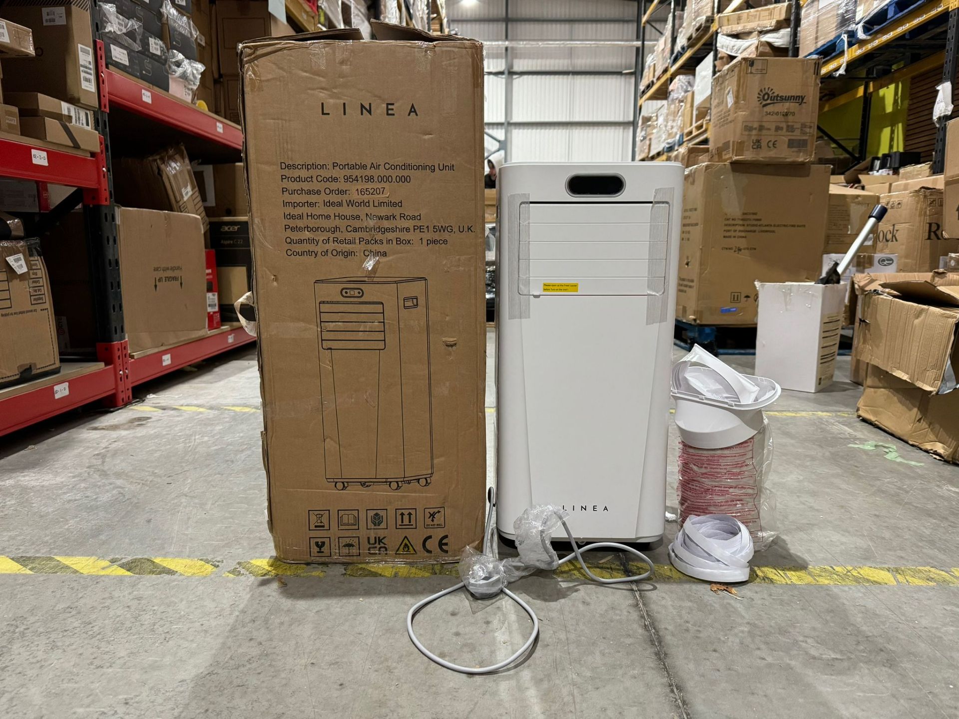 1 x LINEA Portable Air Conditioning Unit - 954198.000.000 with Window Kit - NO RESERVE