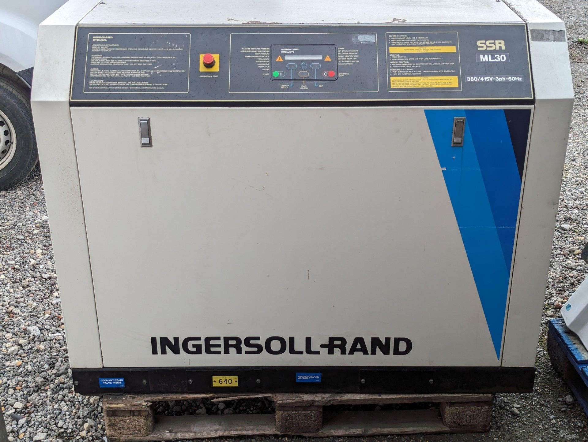 Ingersoll Rand Compressor, SSR. ML30 - NO RESERVE