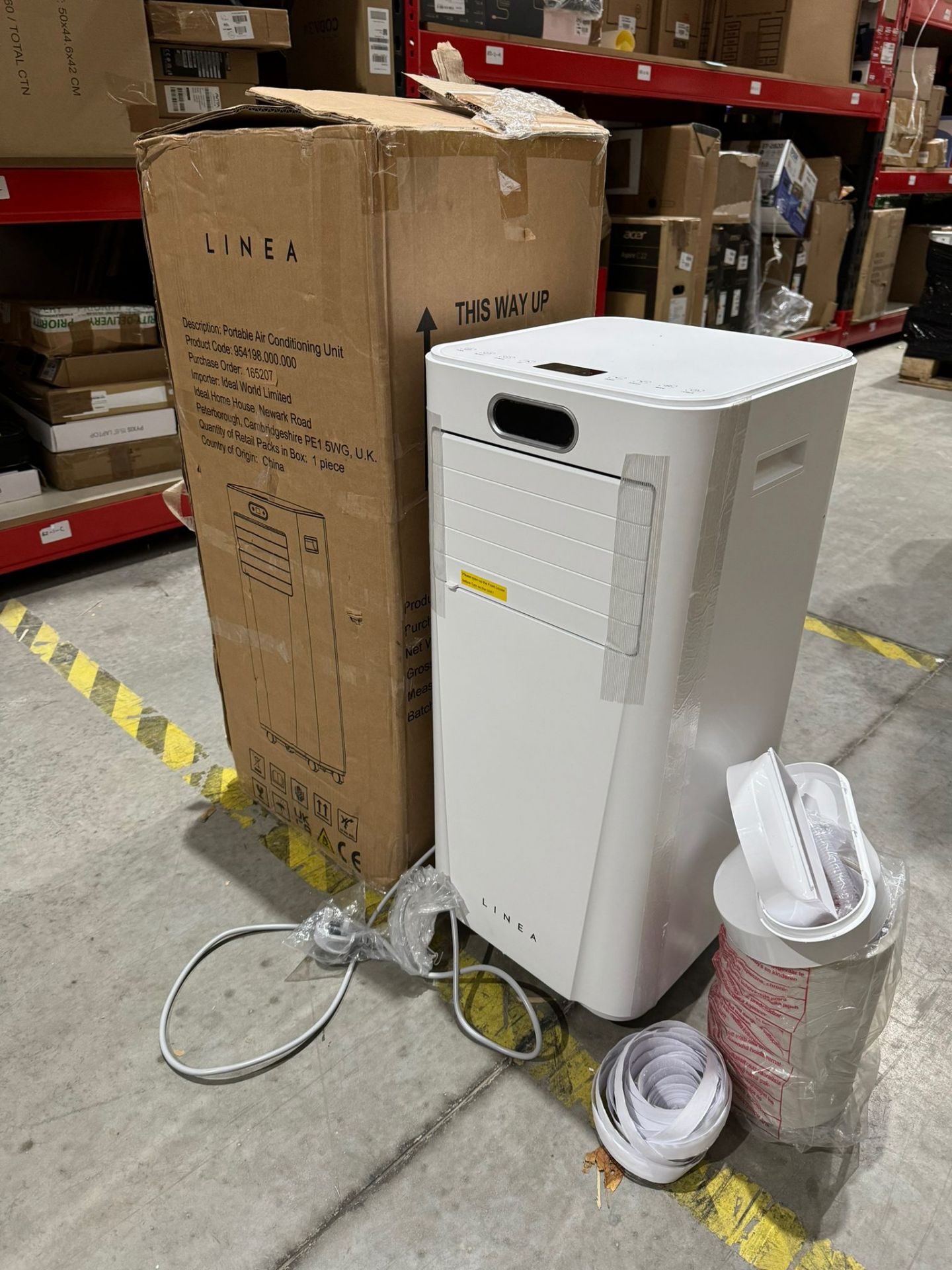 1 x LINEA Portable Air Conditioning Unit - 954198.000.000 with Window Kit - NO RESERVE - Image 6 of 8