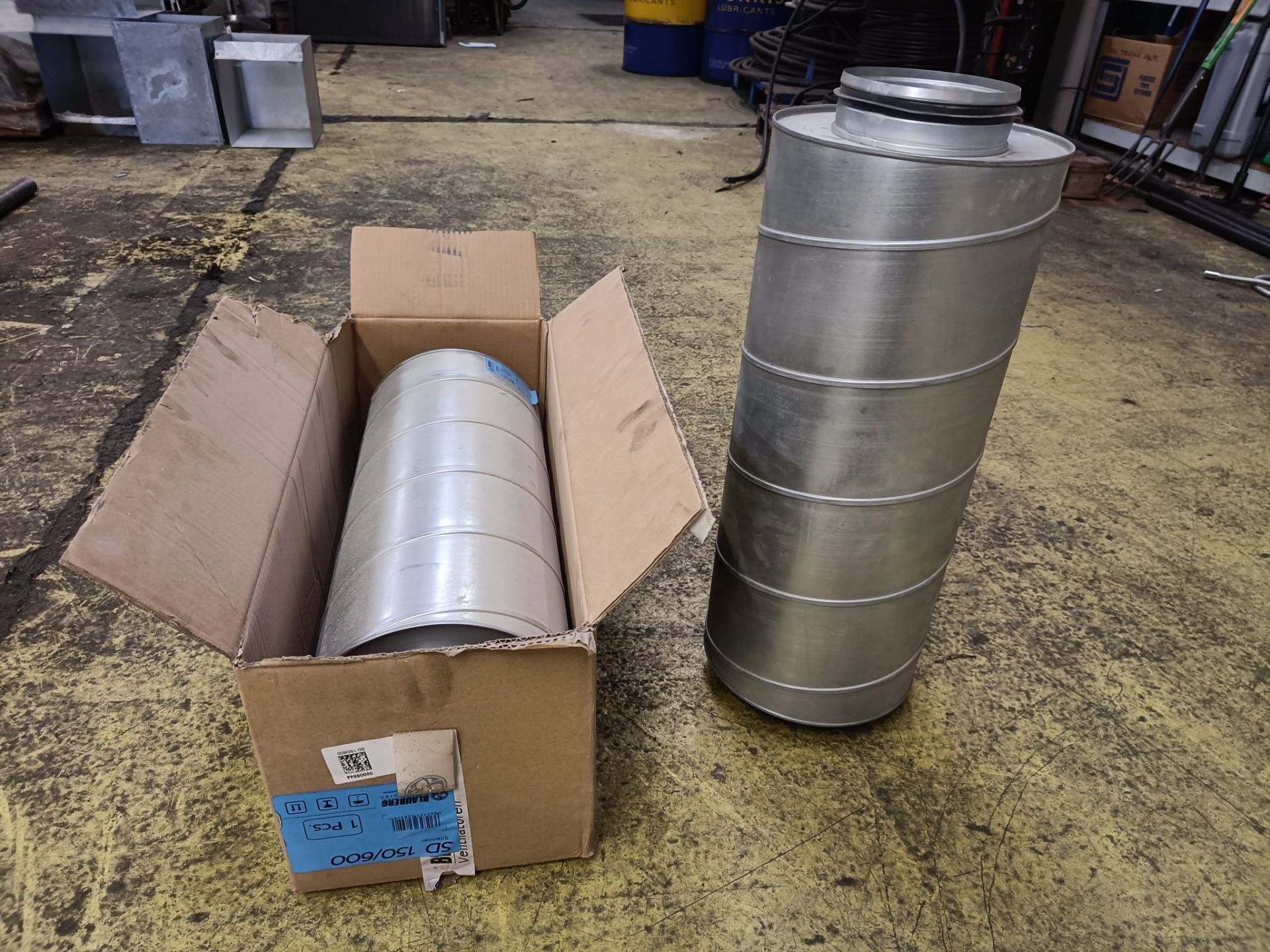 2no New, 600mm x 150mm Attenuators