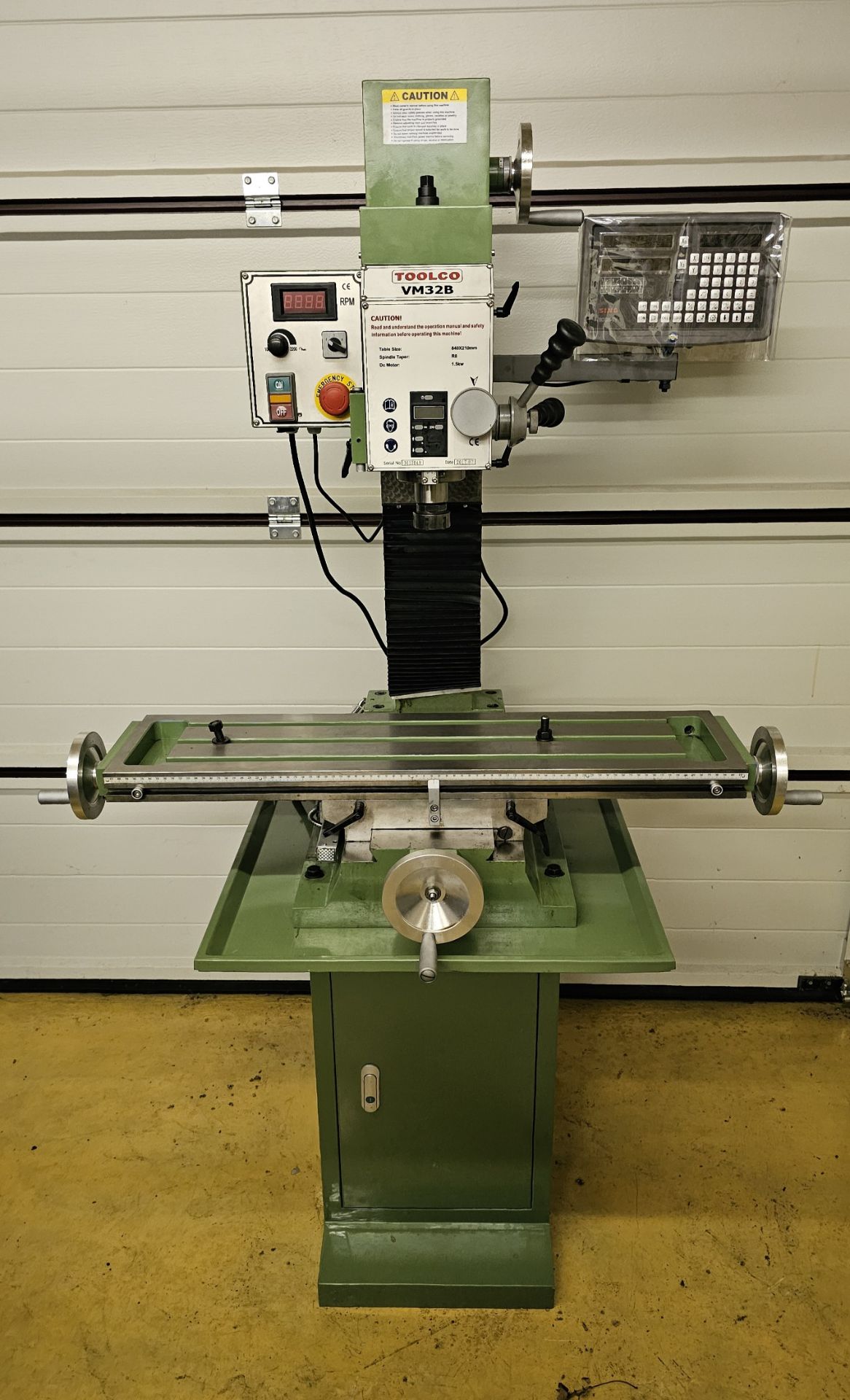 Tool Co 32B Single Phase Milling Machine