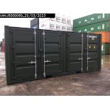 One Trip 20ft Multi Compartmentalised Shipping Container (4 rooms)