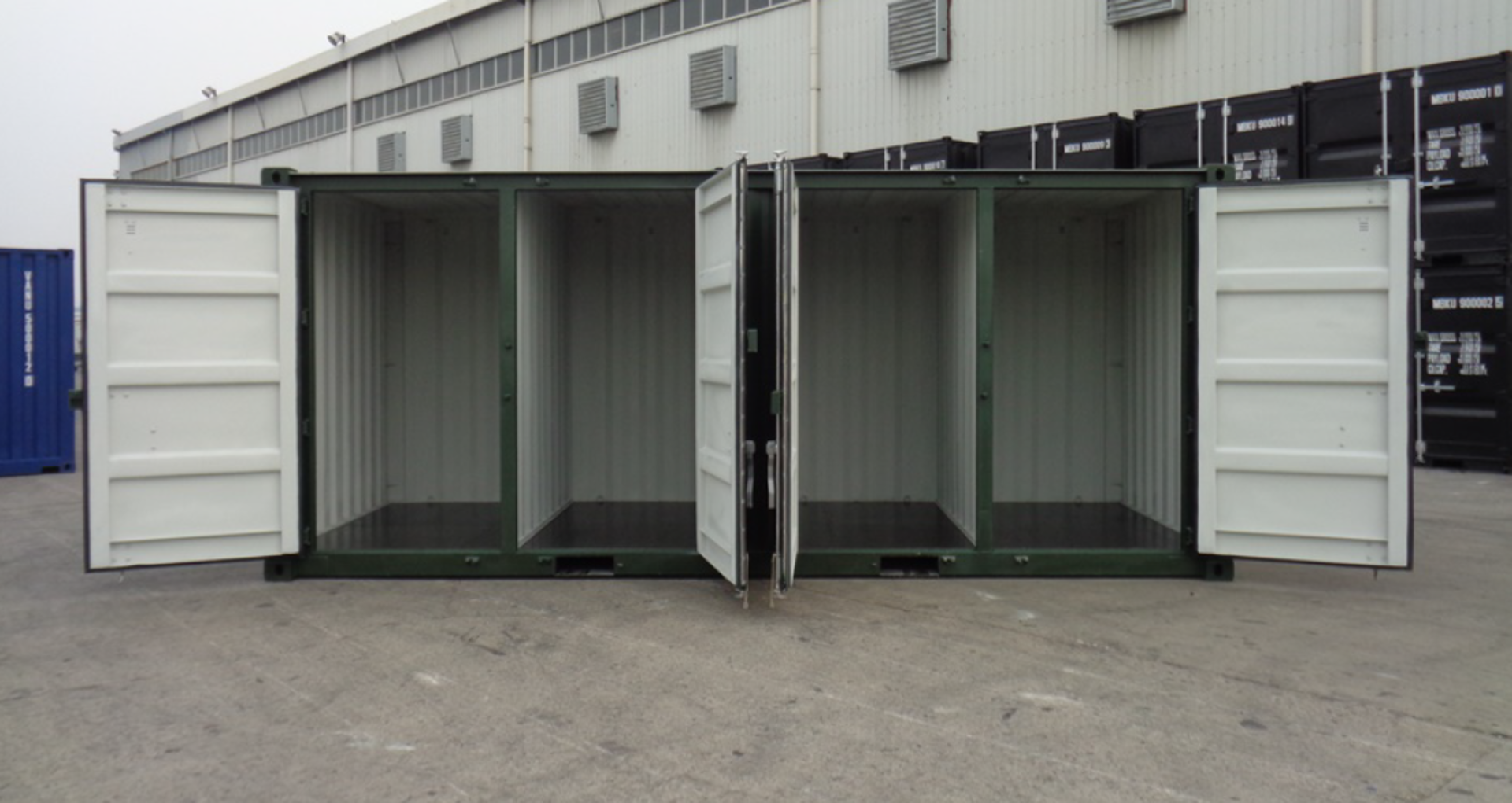 One Trip 20ft Multi Compartmentalised Shipping Container (4 rooms) - Image 4 of 7