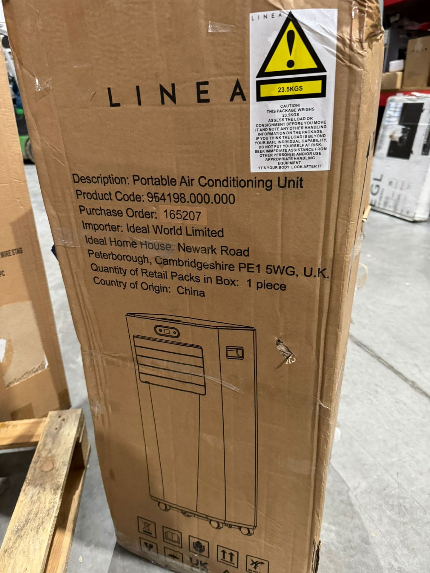 1 x LINEA Portable Air Conditioning Unit - 954198.000.000 with Window Kit - NO RESERVE - Image 2 of 8