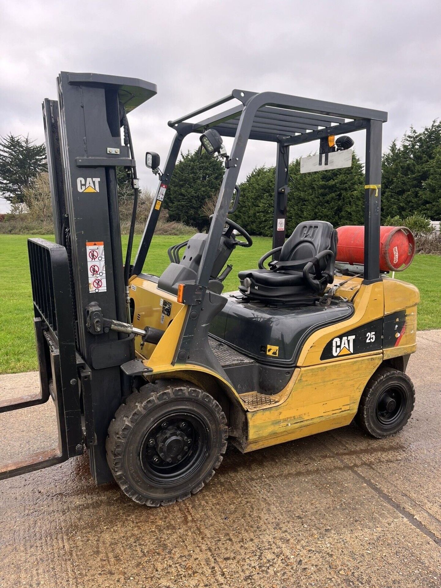 2017, CATERPILLAR 2.5 Tonne Gas Forklift (Container) Triple Mast