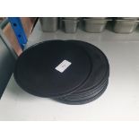 Polycarbonate Slate Effect Cake Plates x10