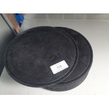 Polycarbonate Slate Effect Cake Plates x10
