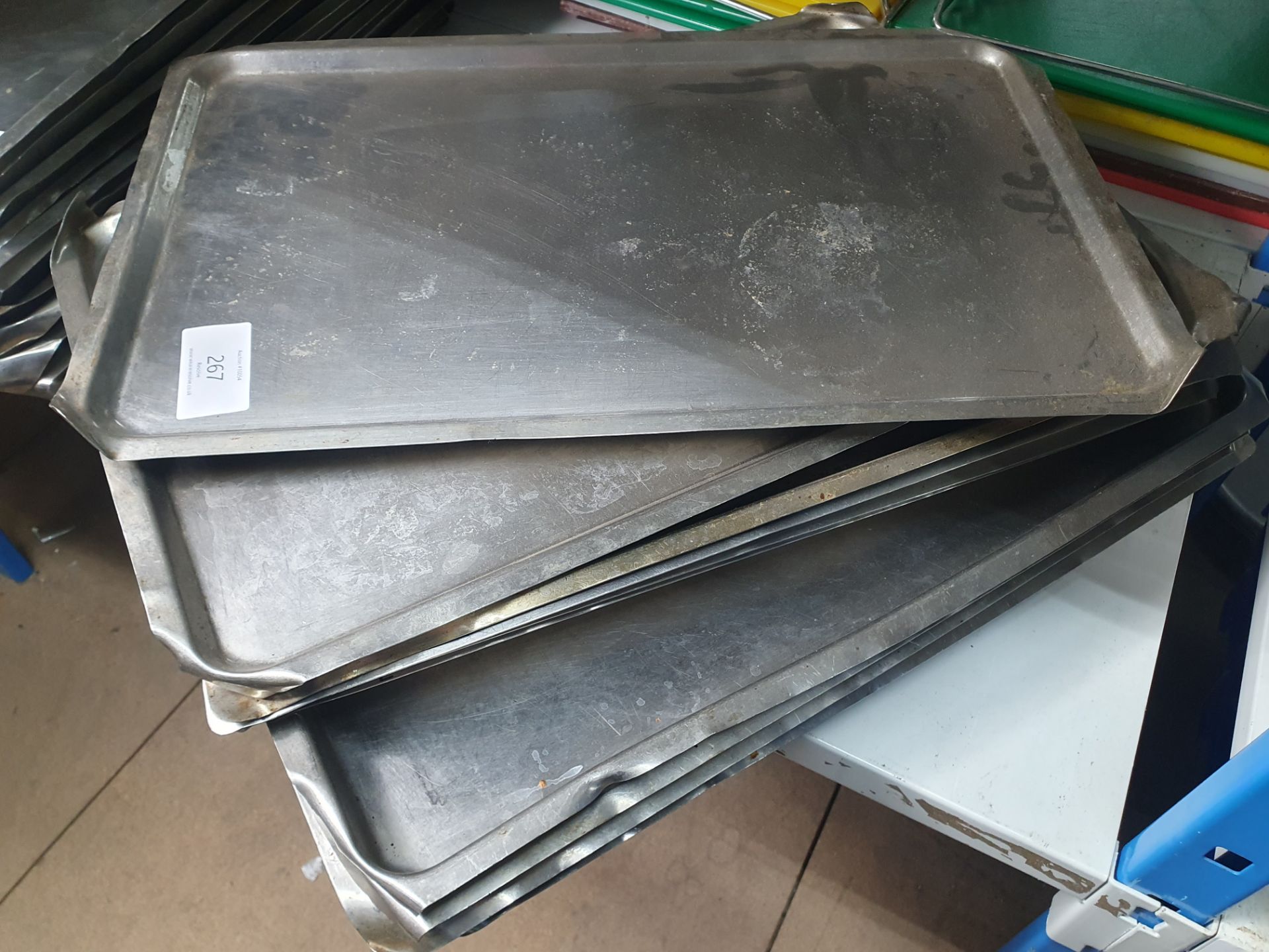 Stainless Steel Baking Trays x10