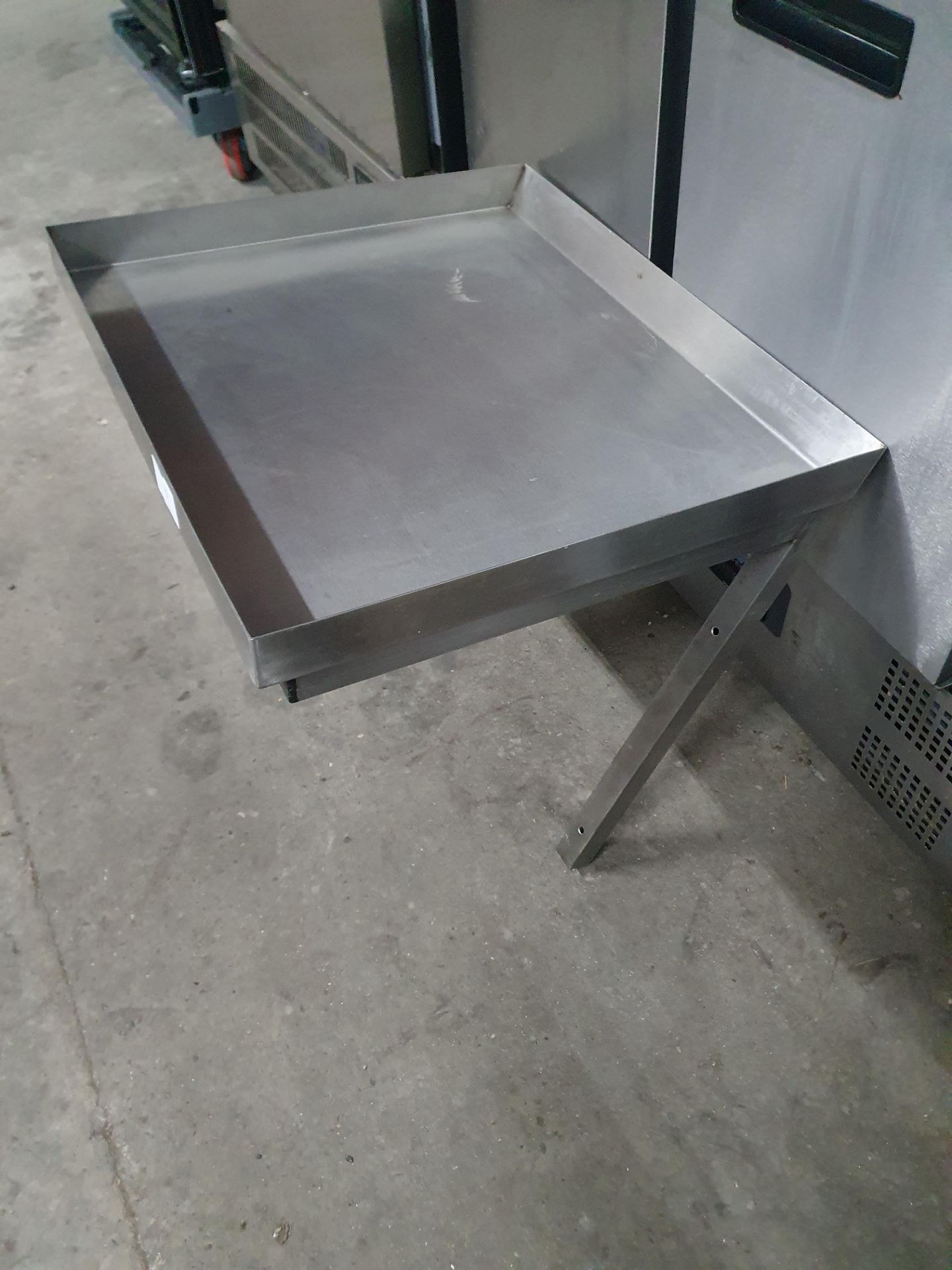 Stainless Steel Angled Shelf