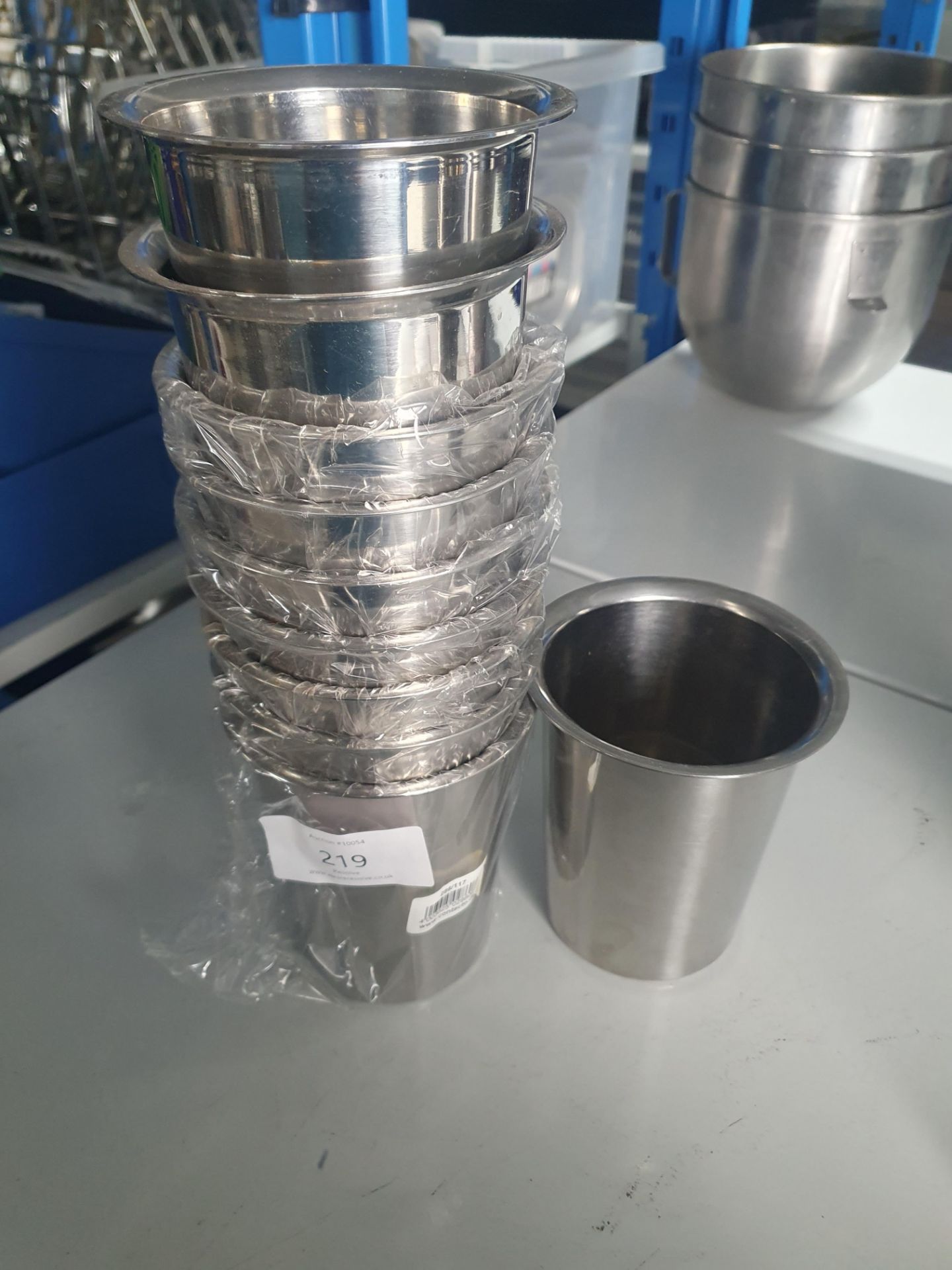 Stainless Steel Cups x10
