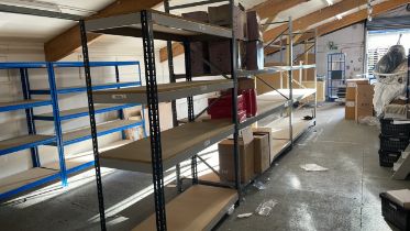 15 x Bays Of Lightweight Boltless Racking