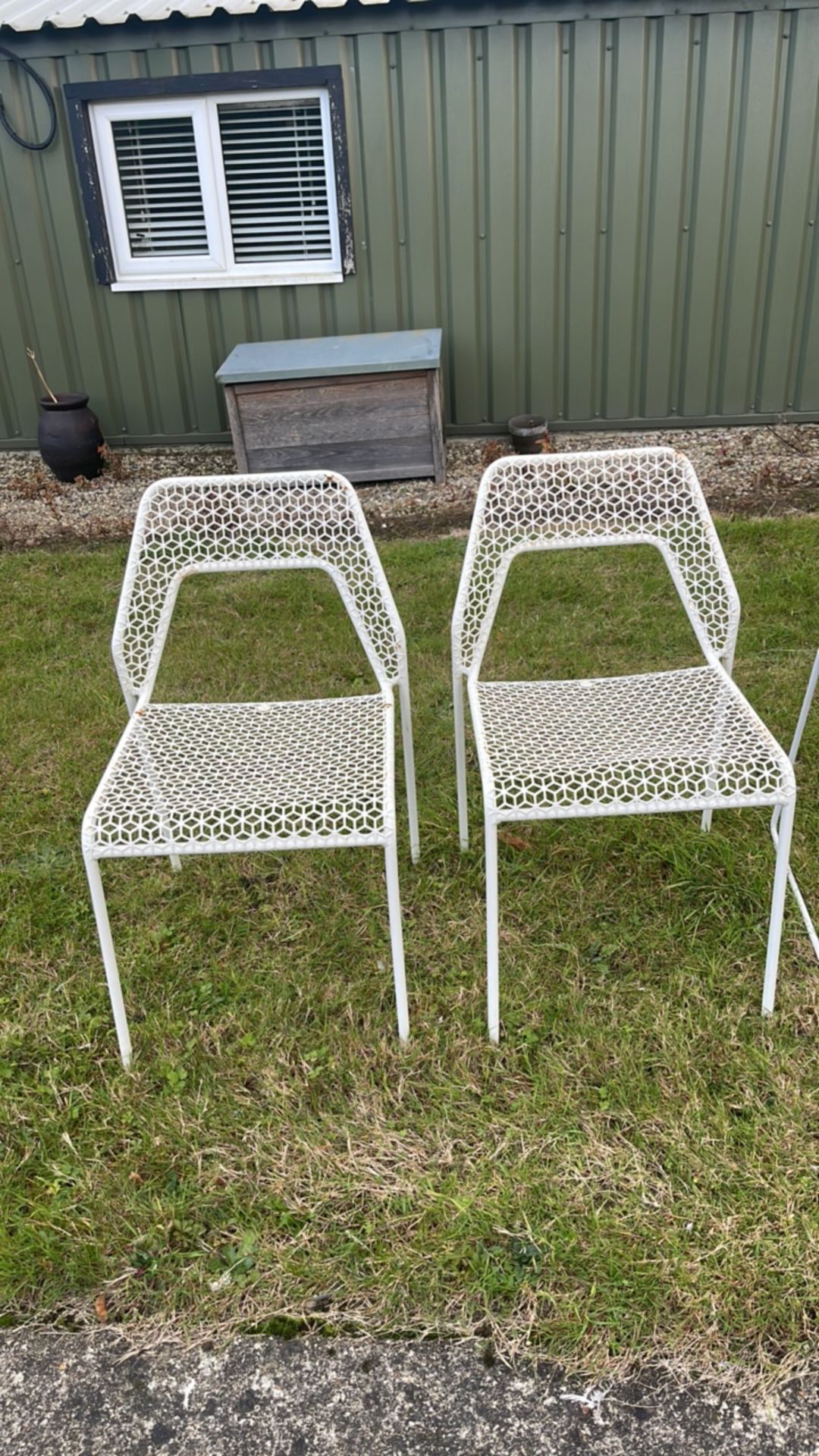 10x Assorted Garden/Outdoor Metal Chairs - Image 2 of 6