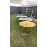 4 x Metal Garden Table