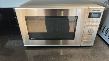 Pair of Silver Microwaves