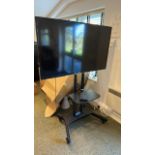 Hitachi Tv 50"" with mobile stand