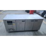 3 Door Counter Fridge