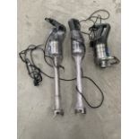 Set of 3 Robot Coupe Industrial Stick Blenders