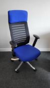 Blue Office Chair x2