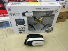 Vr Headset Wifi Control Led Smart Drone
