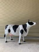 Black And White Cow Statue