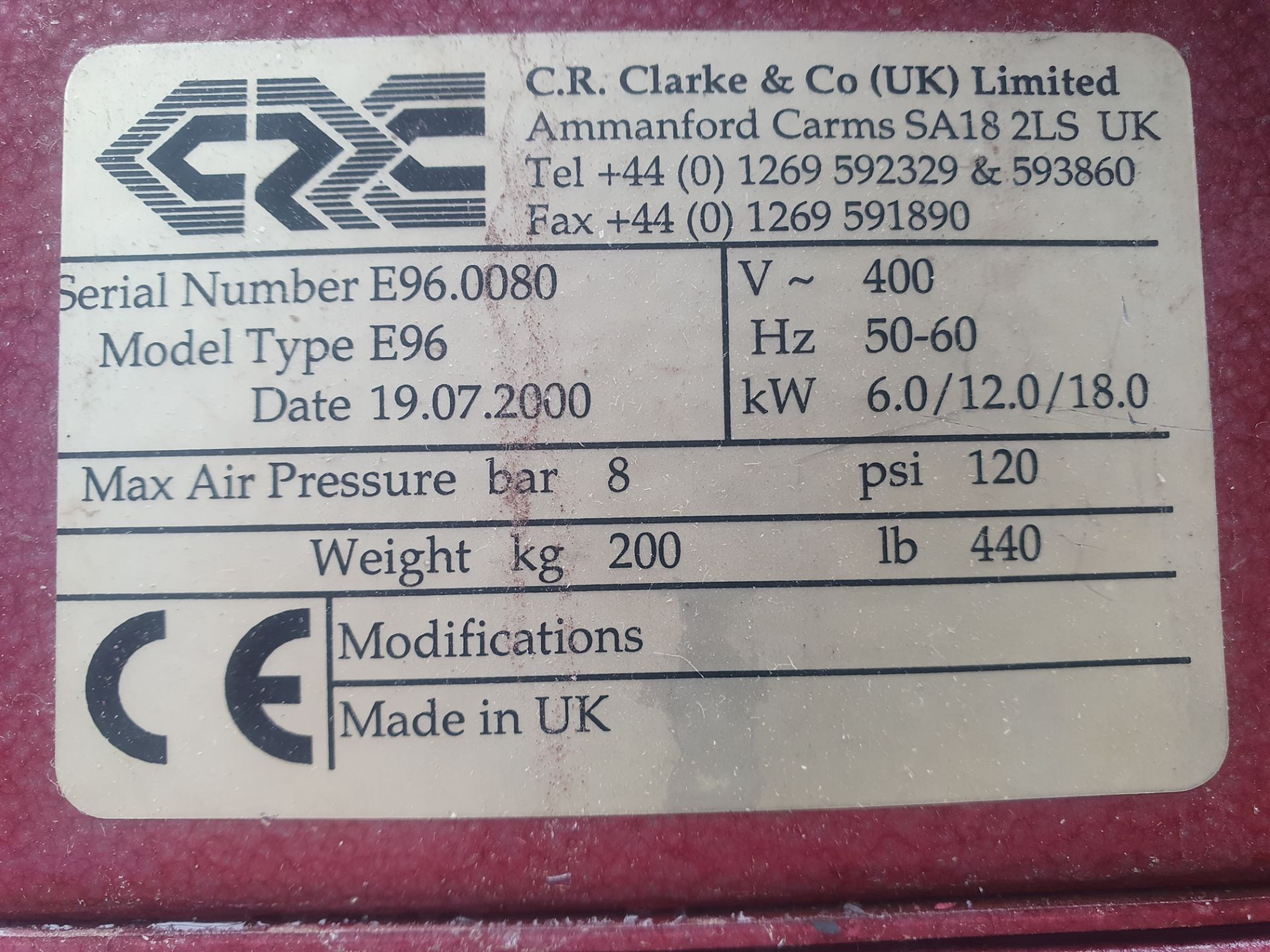 Thermobend Elite 96 Hot Wire Strip Heater - Image 4 of 6