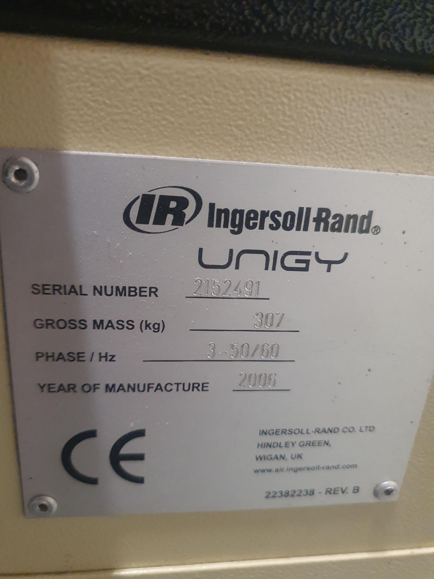 Ingersoll Rand Unigy Air Compressor - Image 3 of 5