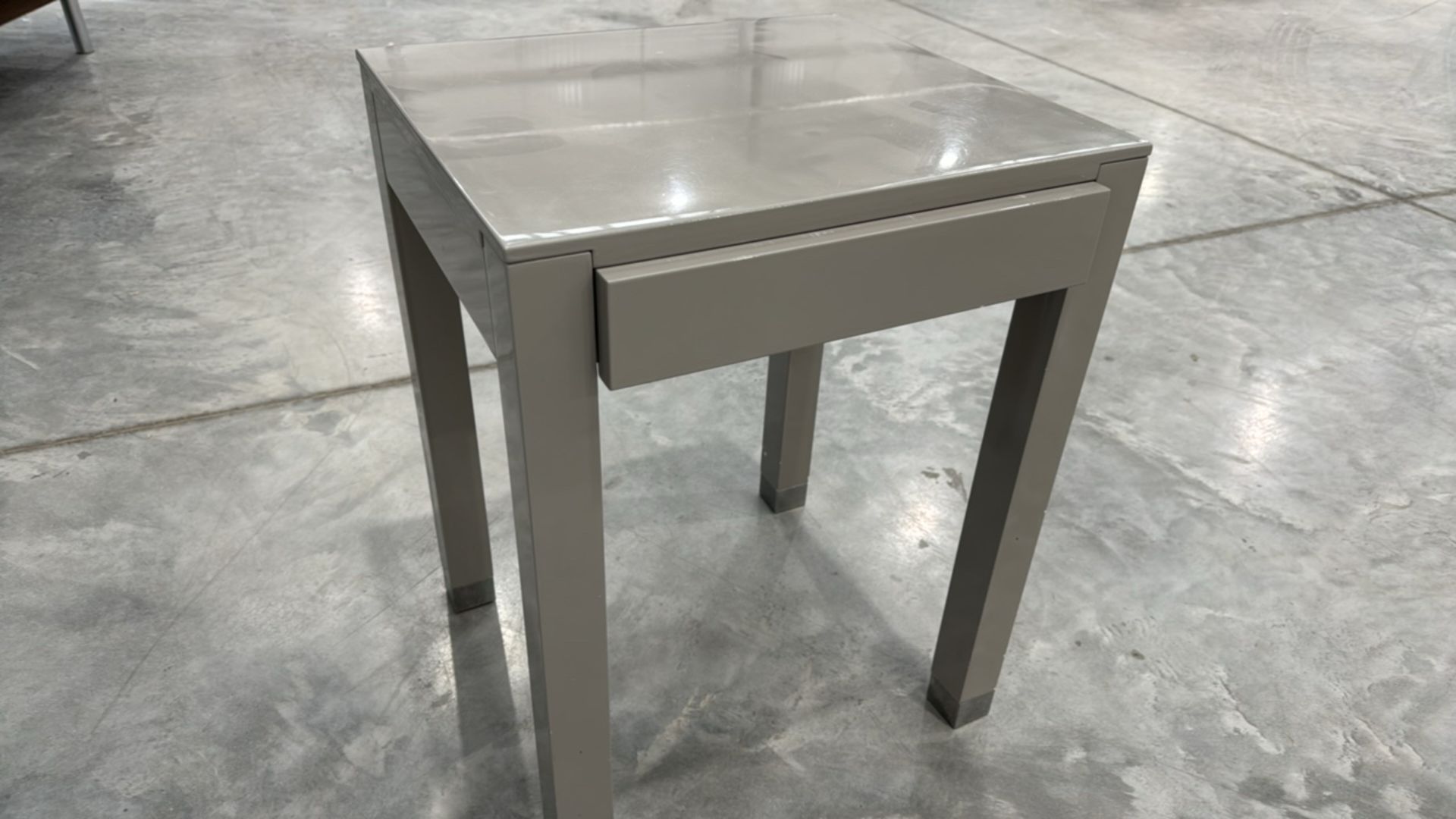 Grey Wooden Table With Drawer x 30 - Image 5 of 5