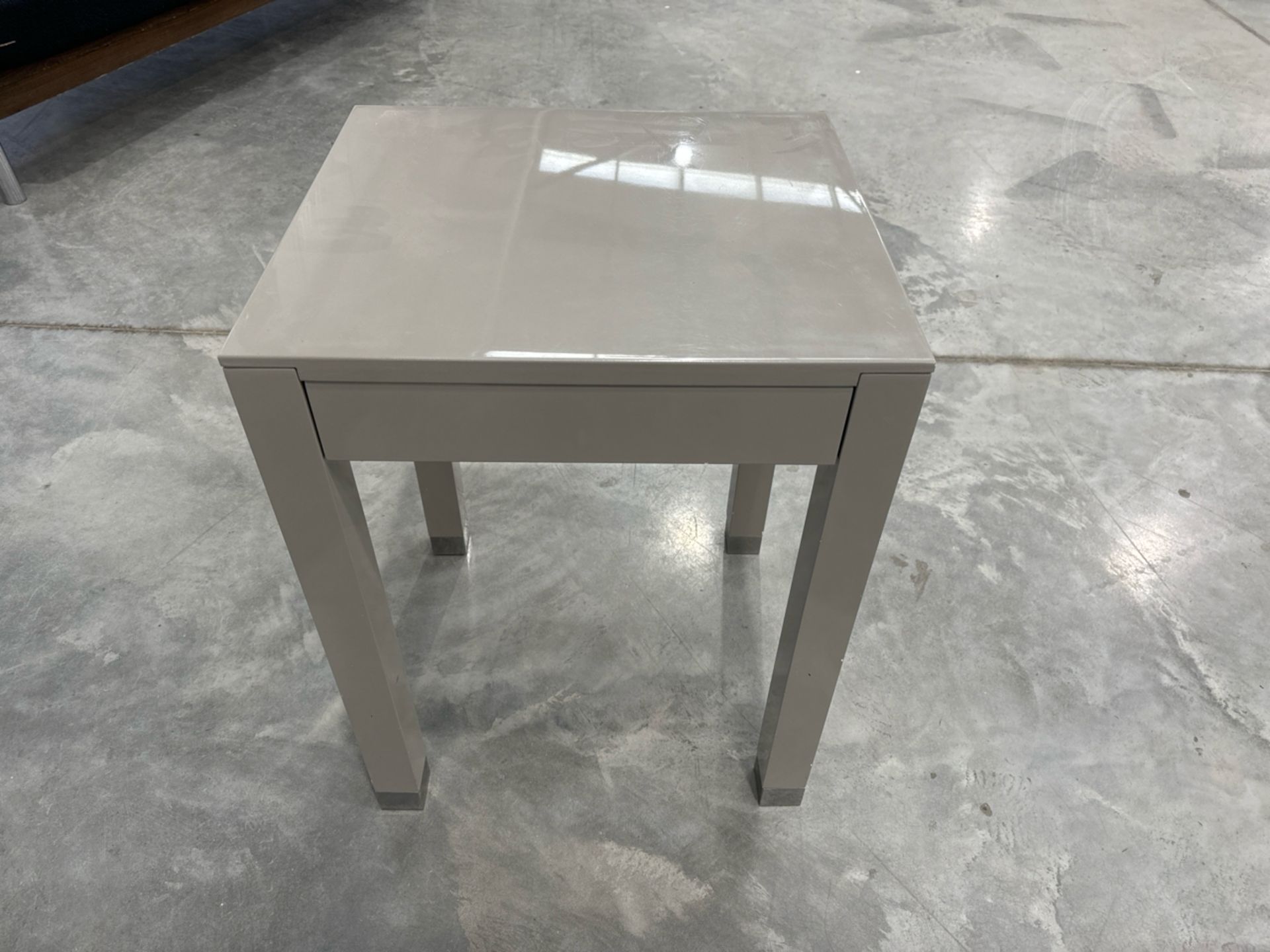Grey Wooden Table With Drawer x 30 - Image 2 of 5