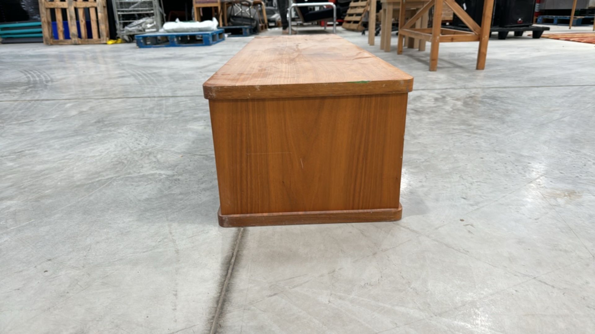 Wood Coffee Table With Drawers - Image 3 of 3