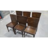 Wooden Chairs x6