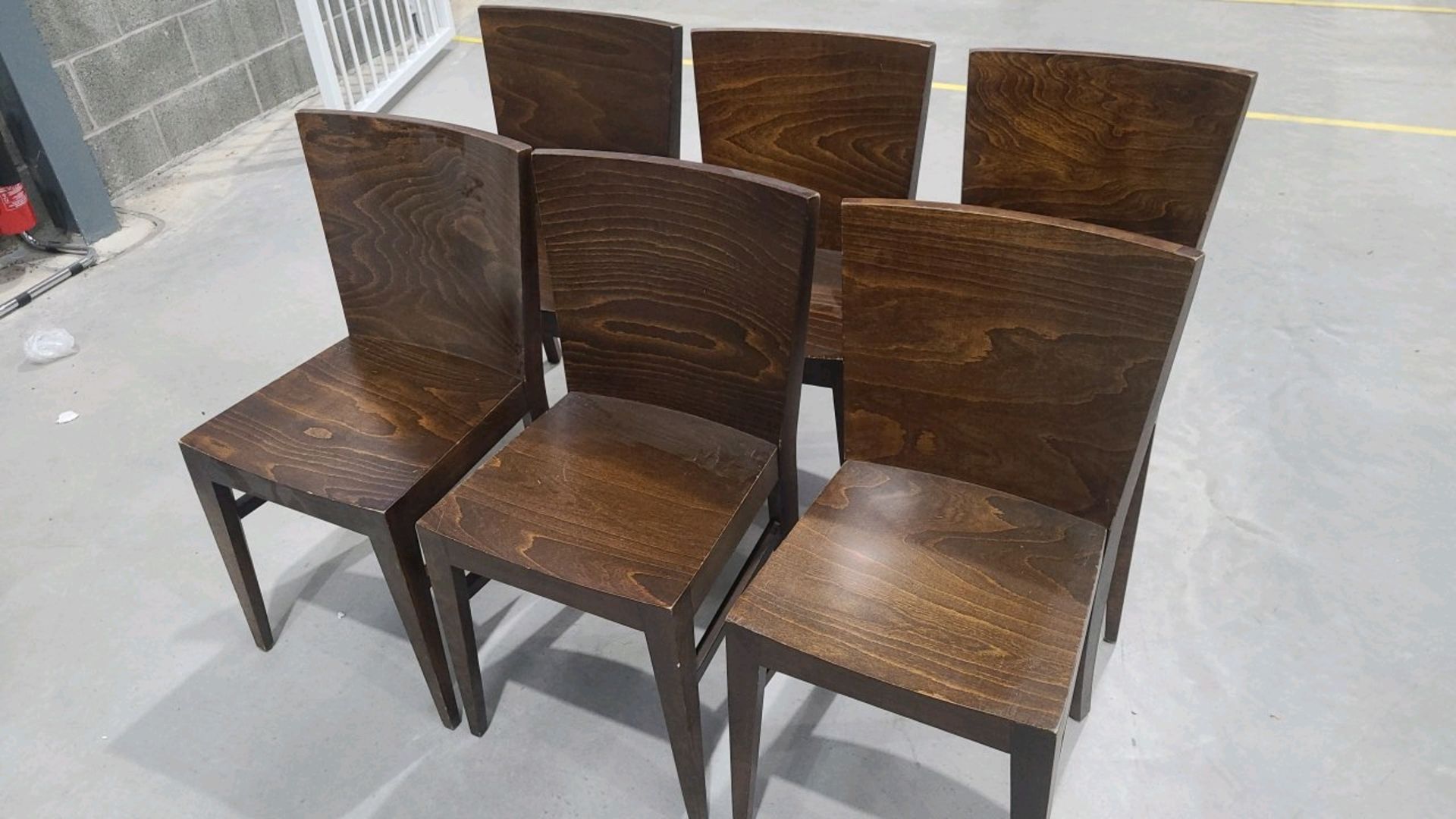 Wooden Chairs x6