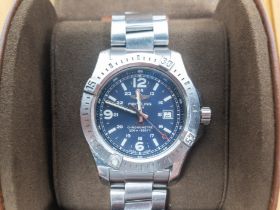 2016 Breitling Colt Quartz, Ref. A7438811/C907 Blue Dial