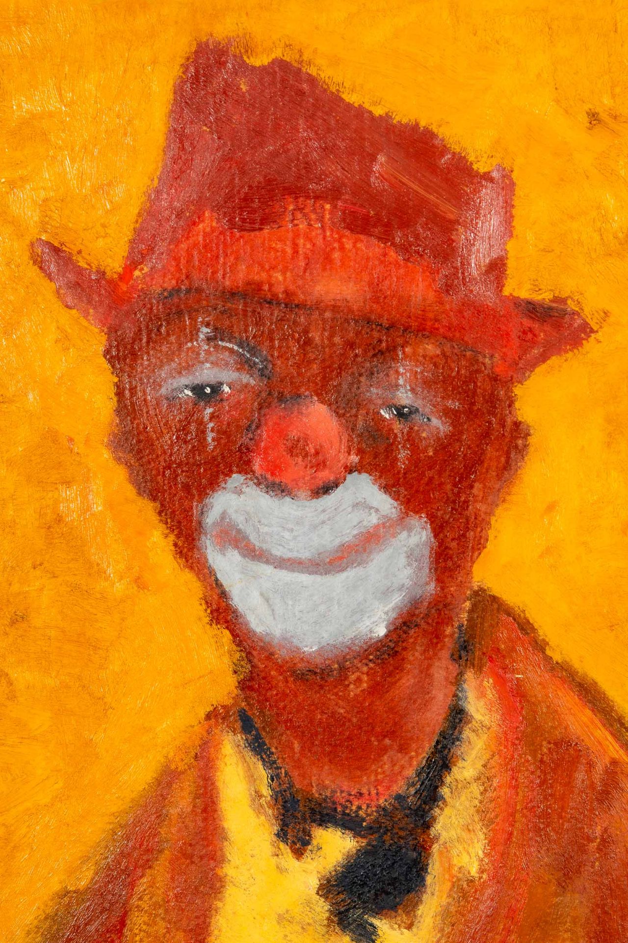 "CLOWN"   Gemälde Öl auf Karton, ca. 67 x 44 cm, signiert....Mogensen = Niels Mogensen ( 1903 - 196 - Bild 5 aus 8