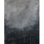 "Nächtliche Landschaft", großformatiges Gemälde, Öl auf Leinwand, ca. 200 x 160 cm, unsigniert, auf